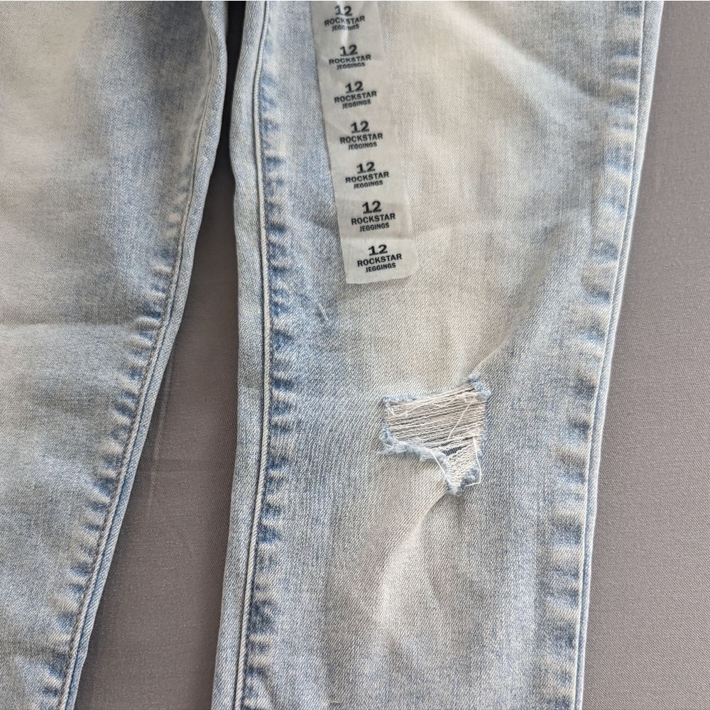 Girls Old Navy Rockstar Jeans Light Wash NWT - Picture 5 of 6